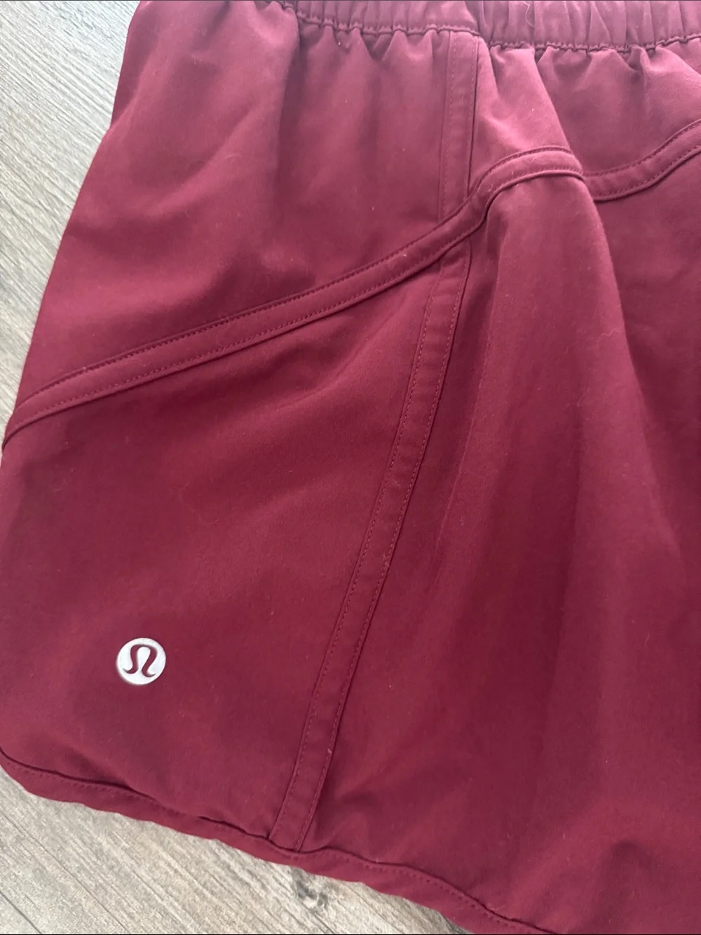 lululemon athletica Burgundy Athletic Shorts - Picture 2 of 8